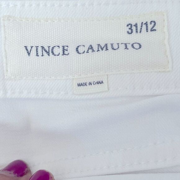 Vince Camuto - Skinny Jeans Size: 31/12  32/14  Color: Ultra White - Picture 7 of 9